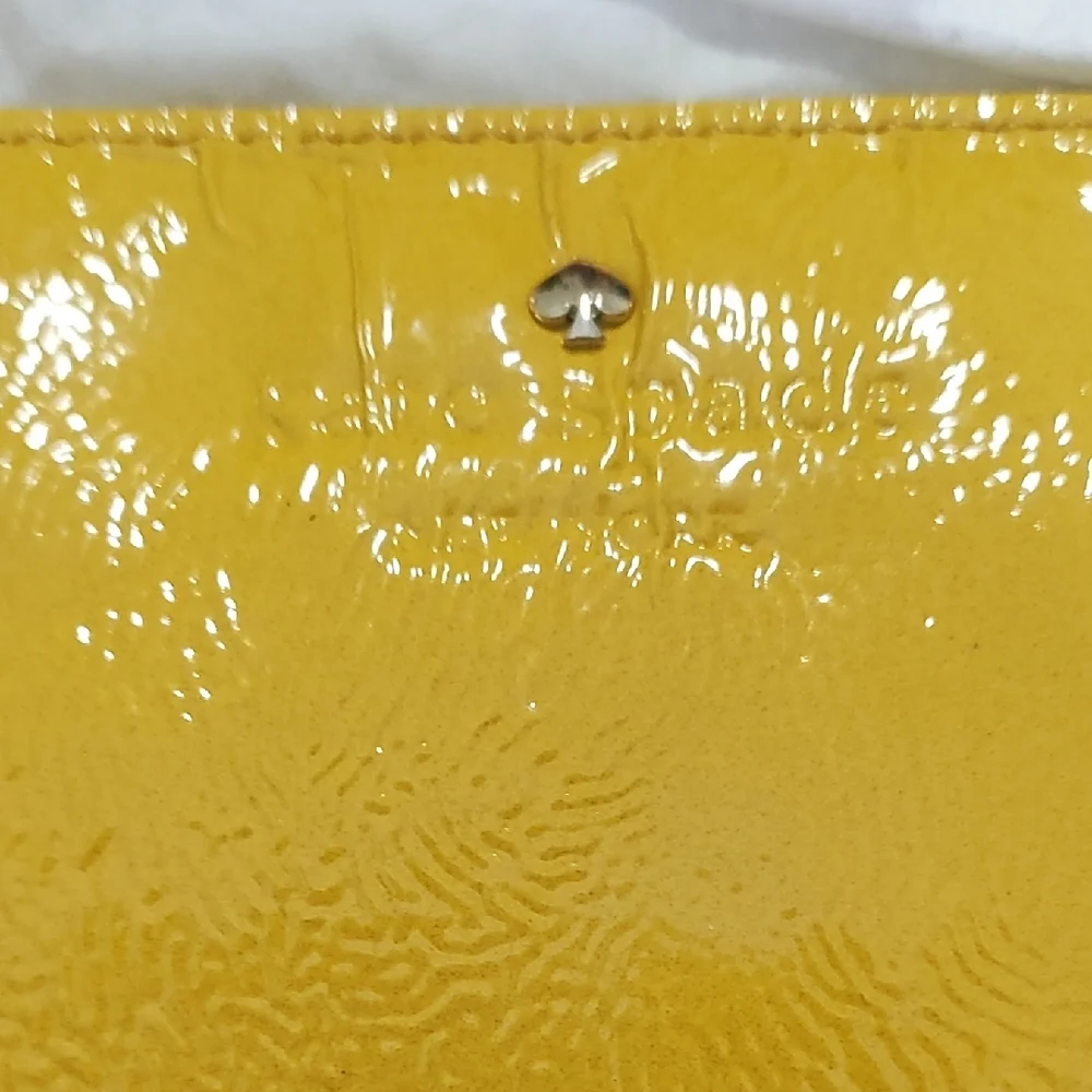 Kate Spade Yellow Patent Leather‎ Clutch